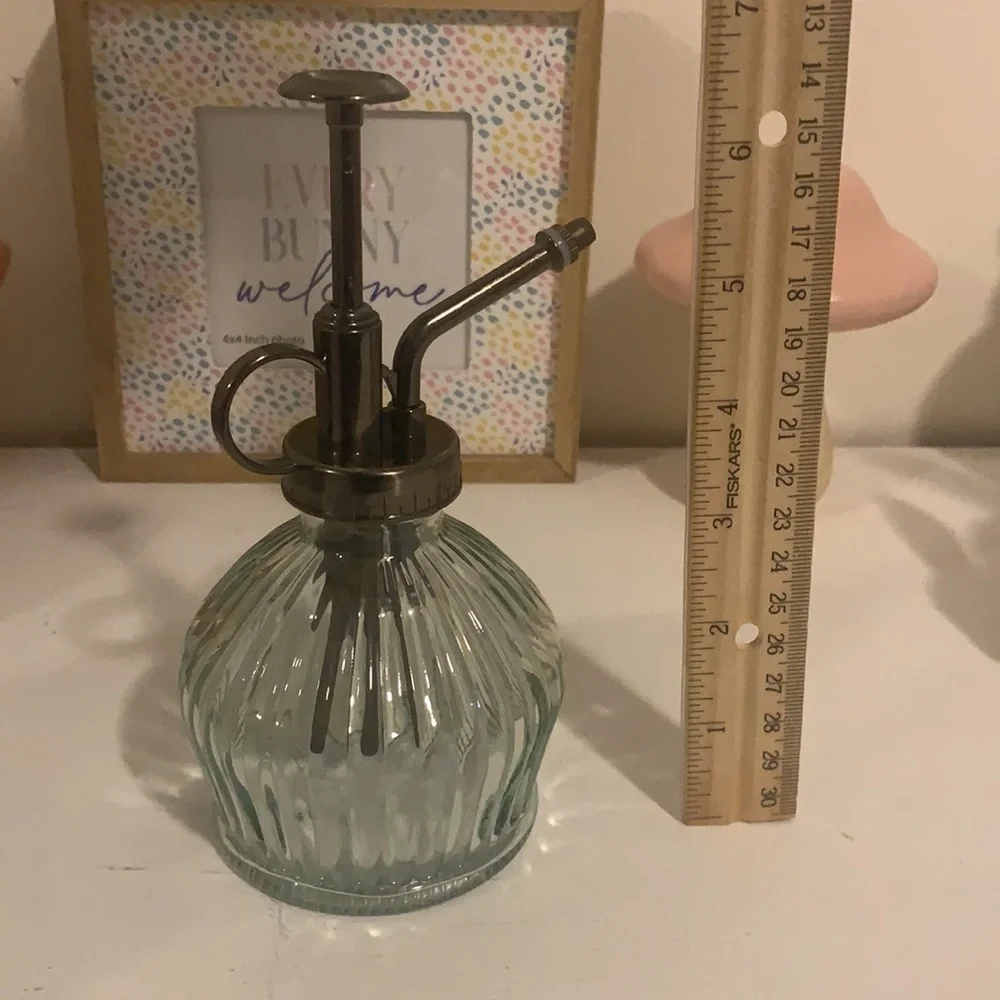 Target Bullseye Glass Plant Mister in Color Soft Green.